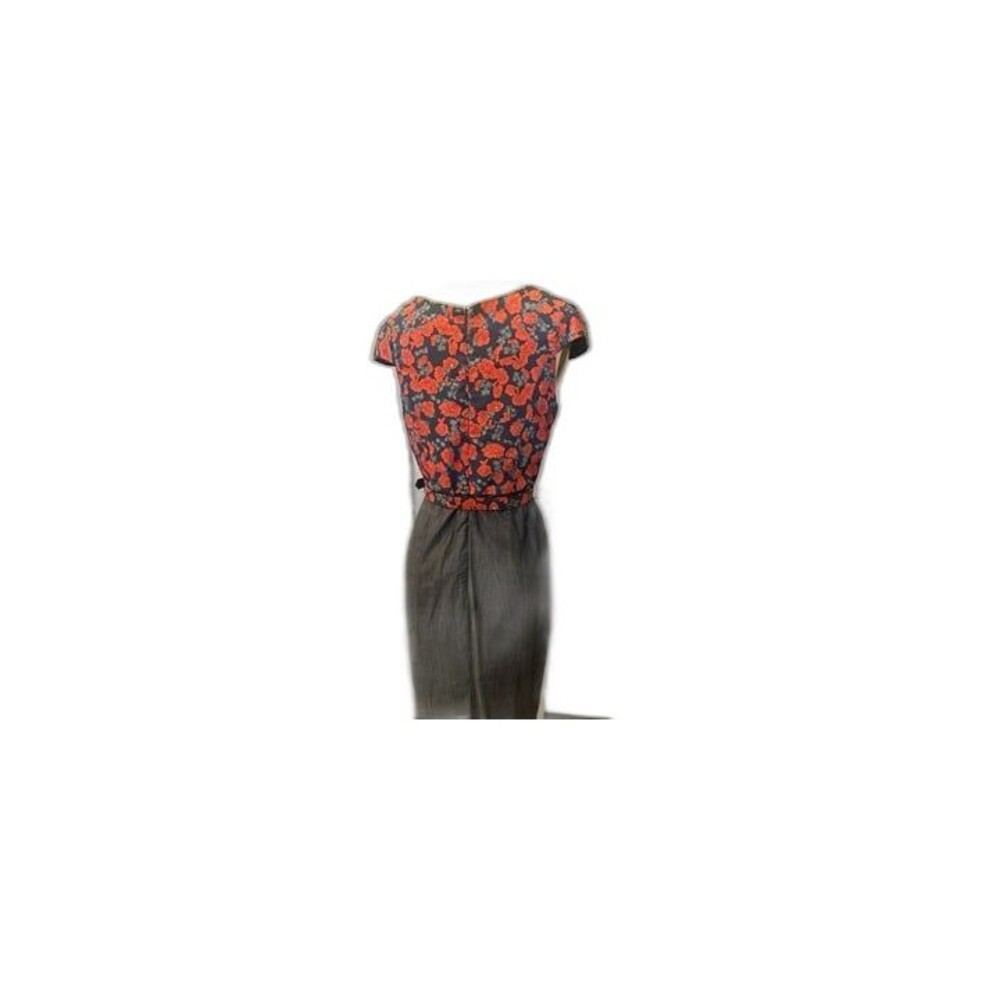 Eva Franco floral pencil shirt dress